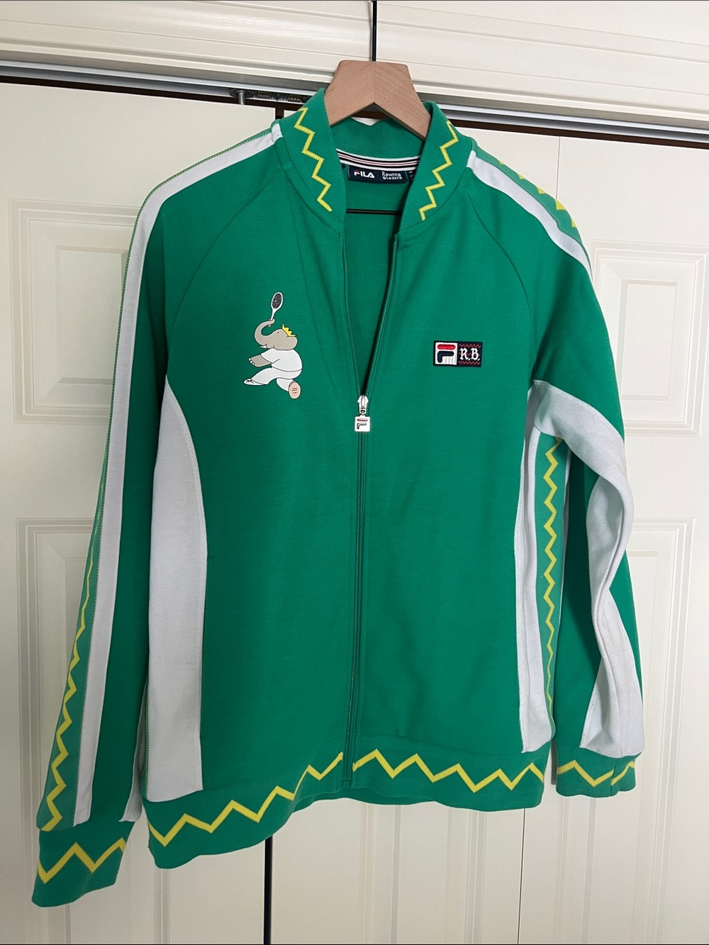 Fila x Rowing Blazers Babar Tennis zip top track jacket M